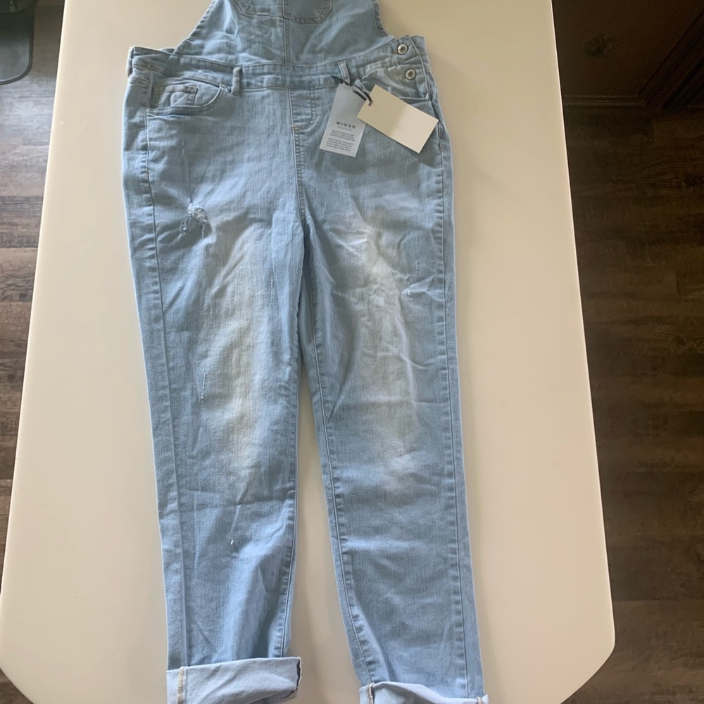 NWT!! Love Tree denim overalls size L